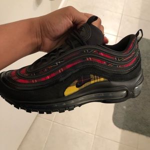 BRAND NEW NIKE AIR MAX 97 SE S TARTAN PRINT PLAID